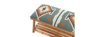 Blue Storage Bench-Cheshire Furniture Outlet