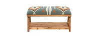 Blue Storage Bench-Cheshire Furniture Outlet