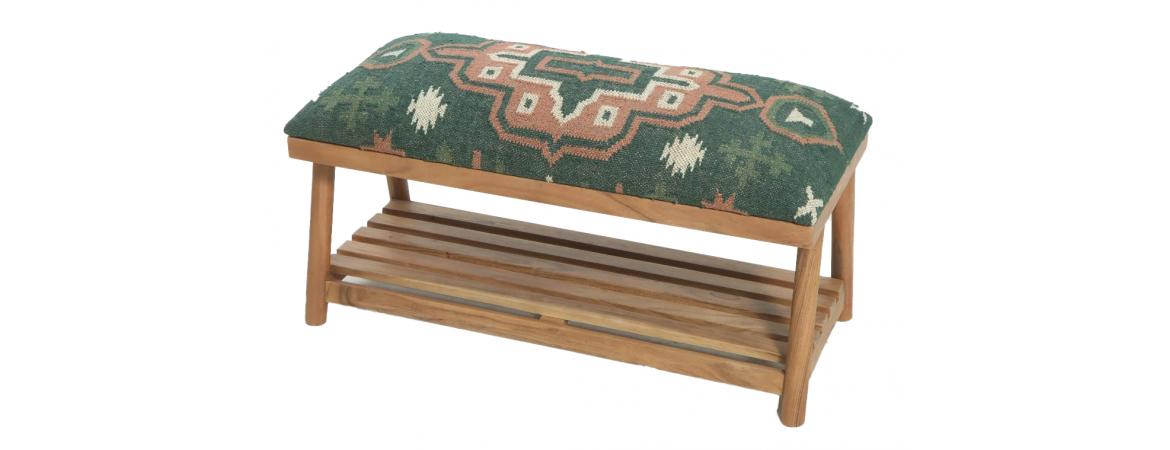 Storage Bench - Green-Cheshire Furniture Outlet
