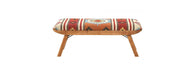 Folding Bench - Red-Cheshire Furniture Outlet