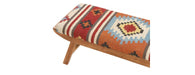 Folding Bench - Red-Cheshire Furniture Outlet