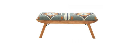 Folding Bench - Blue-Cheshire Furniture Outlet