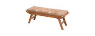 Folding Bench - Orange-Cheshire Furniture Outlet