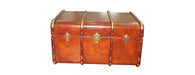 Handcrafted Trunk - Cognac-Cheshire Furniture Outlet