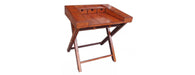 Handcrafted Writing Desk with Stand - Cognac-Cheshire Furniture Outlet