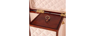 Handcrafted Leather Mini Bar Cabinet - Cognac-Cheshire Furniture Outlet