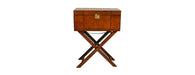 Handcrafted Bar with Stand with Lift Top Lid - Cognac-Cheshire Furniture Outlet