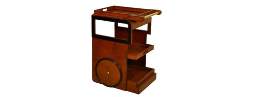 Handcrafted Drinks Trolley - Cognac-Cheshire Furniture Outlet