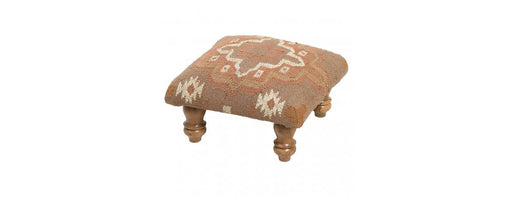 Square Footstool - Orange-Cheshire Furniture Outlet
