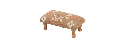 Rectangle Footstool - Orange-Cheshire Furniture Outlet
