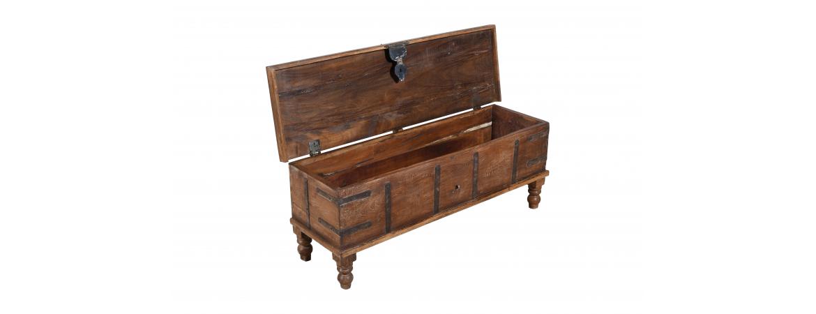 Antique Trunk with Lift Top-Cheshire Furniture Outlet
