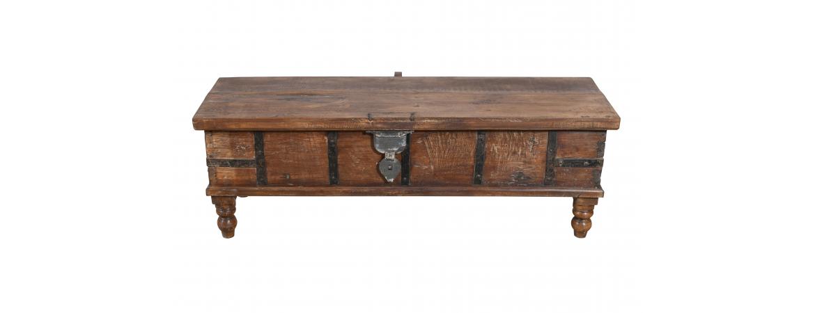 Antique Trunk with Lift Top-Cheshire Furniture Outlet