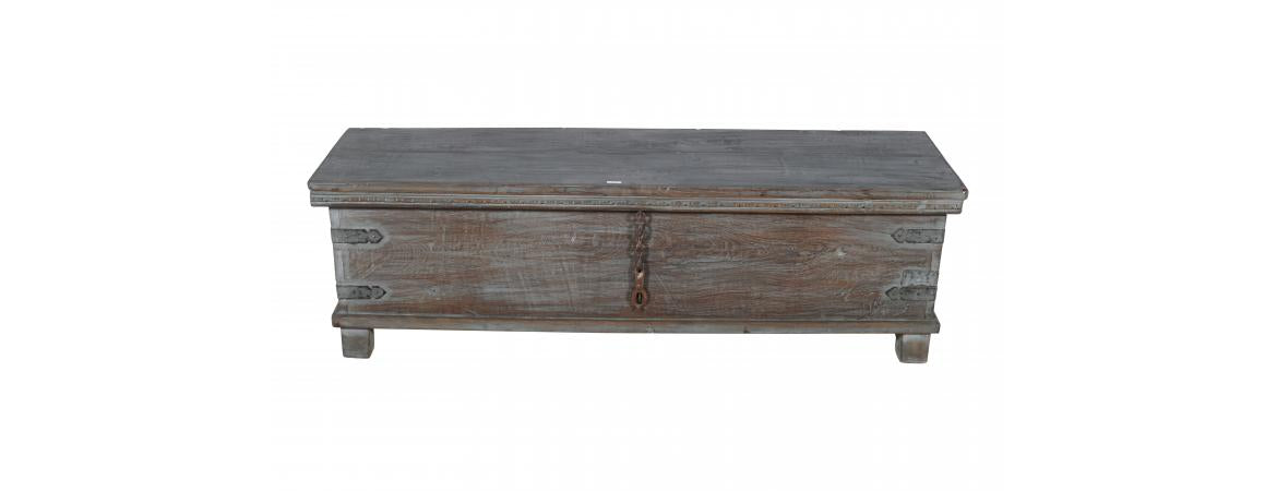 Antique Trunk with Lift Top-Cheshire Furniture Outlet