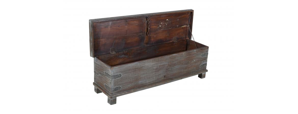 Antique Trunk with Lift Top-Cheshire Furniture Outlet