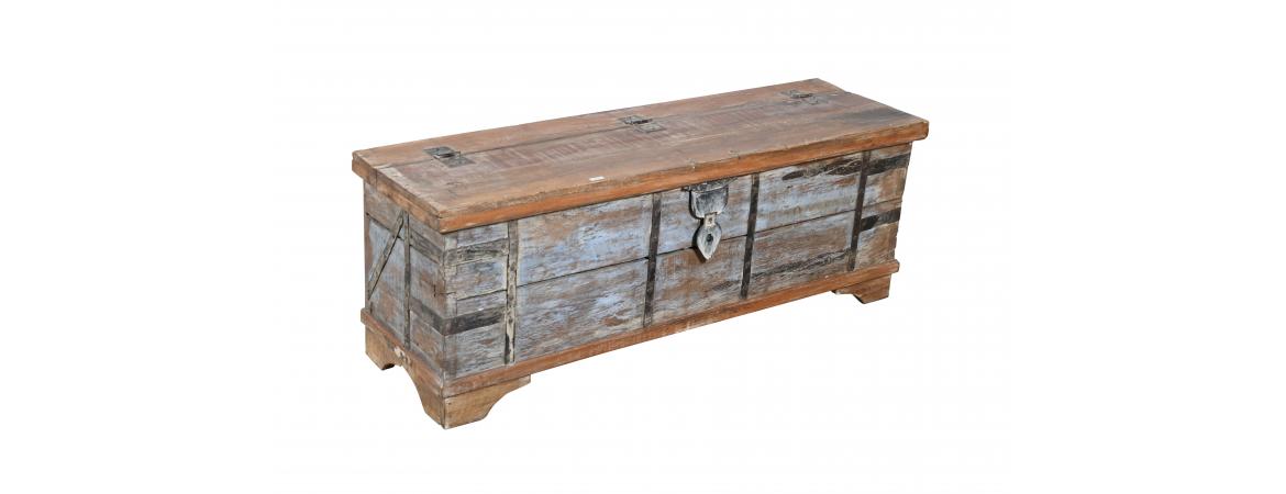 Antique Trunk with Lift Top-Cheshire Furniture Outlet