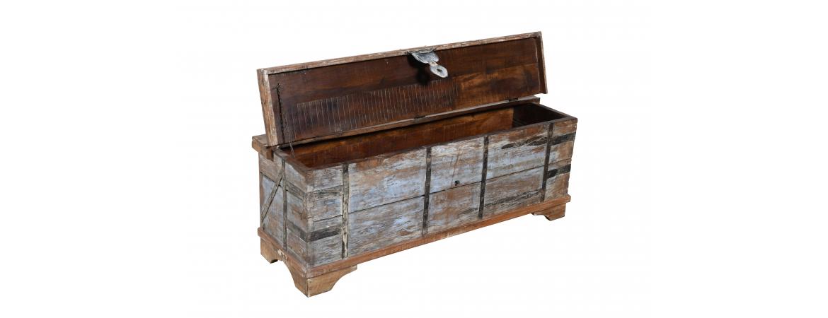 Antique Trunk with Lift Top-Cheshire Furniture Outlet