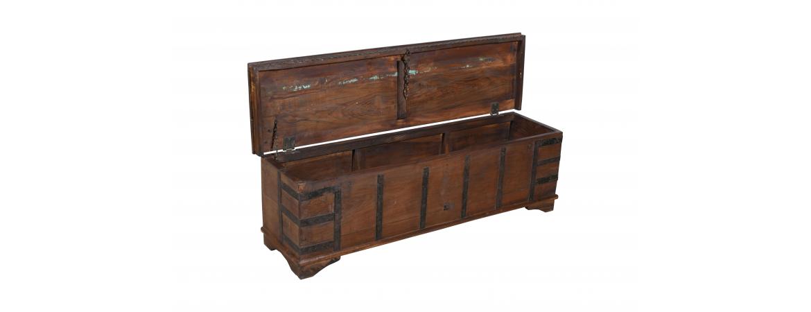 Antique Trunk with Lift Top-Cheshire Furniture Outlet