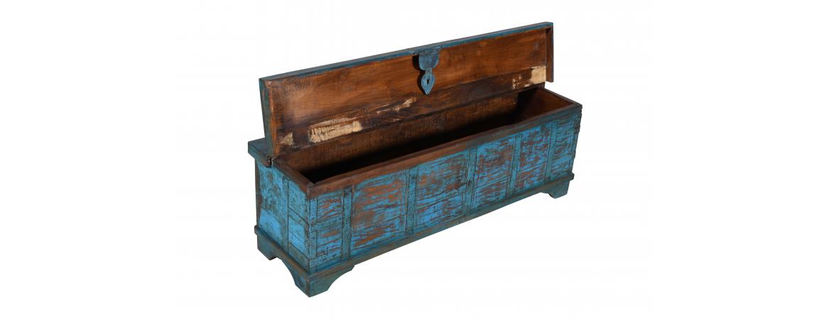 Antique Trunk with Lift Top-Cheshire Furniture Outlet