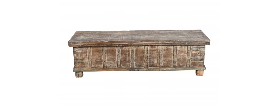 Antique Trunk with Lift Top-Cheshire Furniture Outlet