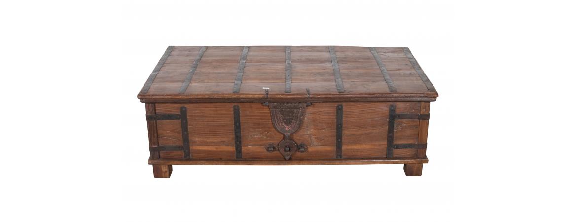 Antique Trunk with Lift Top-Cheshire Furniture Outlet