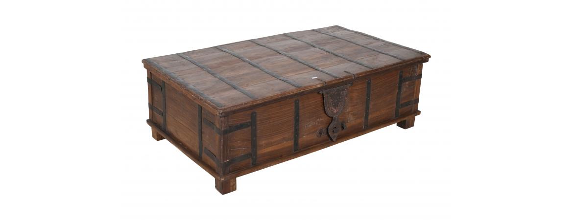 Antique Trunk with Lift Top-Cheshire Furniture Outlet