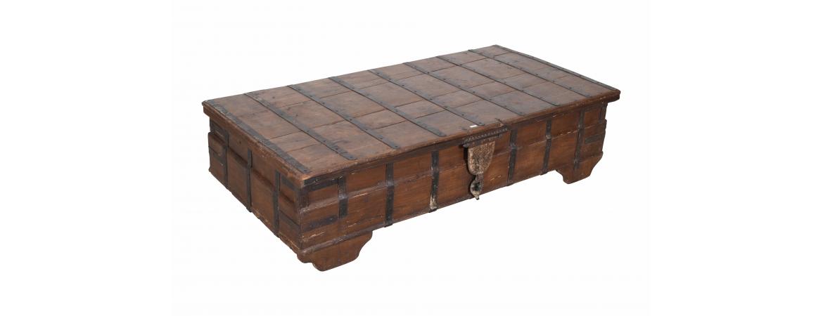 Antique Trunk with Lift Top-Cheshire Furniture Outlet