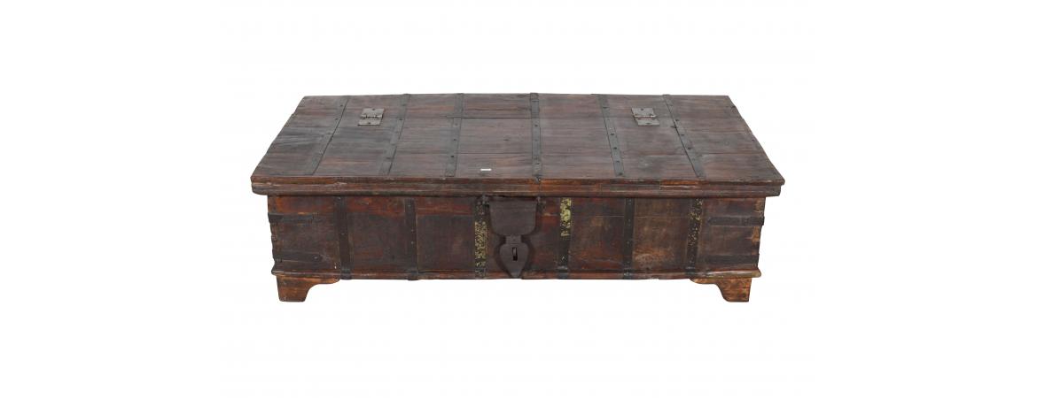 Antique Trunk with Lift Top-Cheshire Furniture Outlet