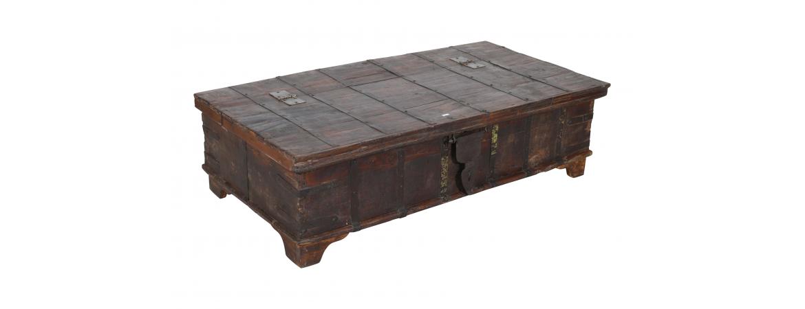 Antique Trunk with Lift Top-Cheshire Furniture Outlet
