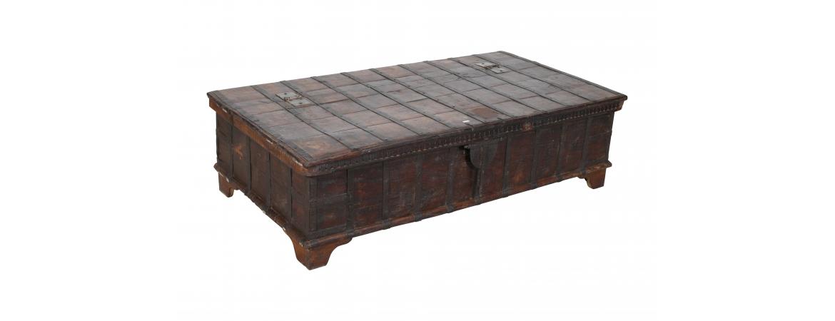 Antique Trunk with Lift Top-Cheshire Furniture Outlet