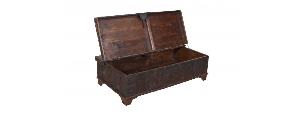 Antique Trunk with Lift Top-Cheshire Furniture Outlet