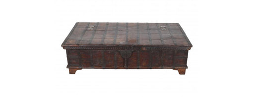 Antique Trunk with Lift Top-Cheshire Furniture Outlet