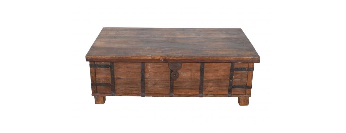 Antique Trunk with Lift Top-Cheshire Furniture Outlet