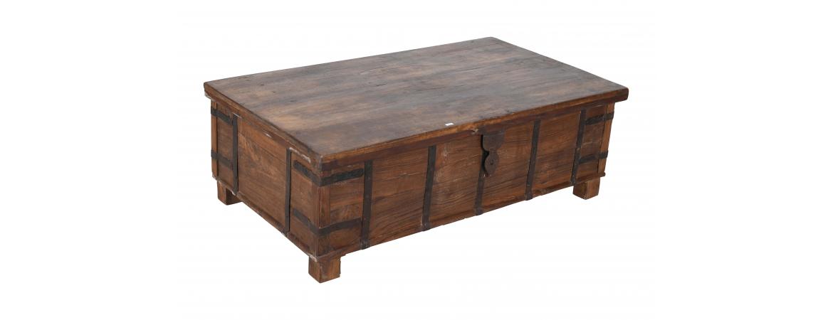 Antique Trunk with Lift Top-Cheshire Furniture Outlet