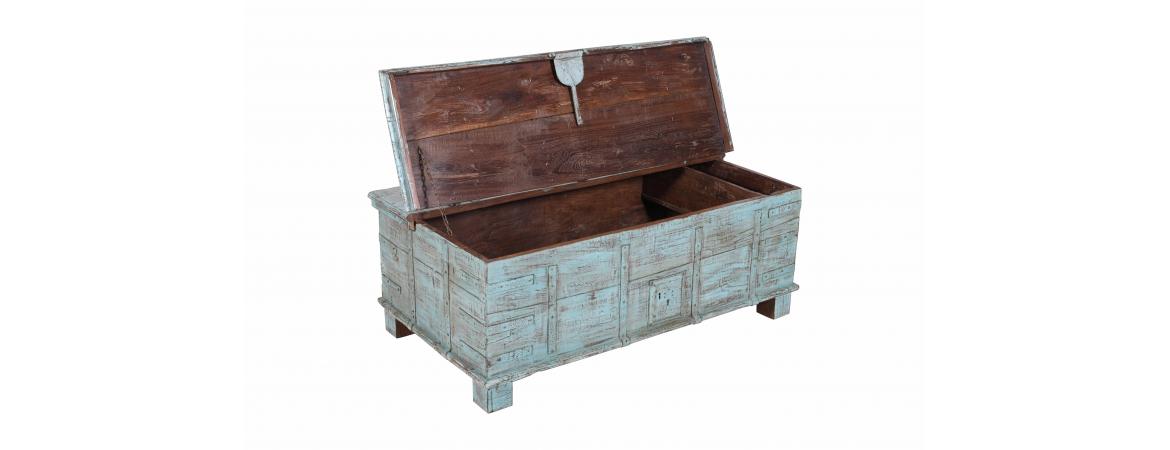 Antique Trunk with Lift Top-Cheshire Furniture Outlet