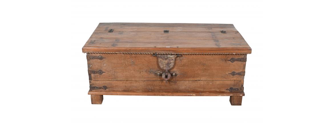 Antique Trunk with Lift Top-Cheshire Furniture Outlet