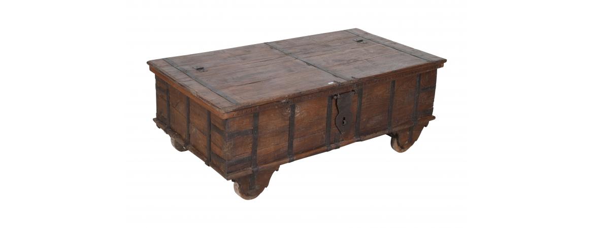 Antique Trunk with Lift Top-Cheshire Furniture Outlet