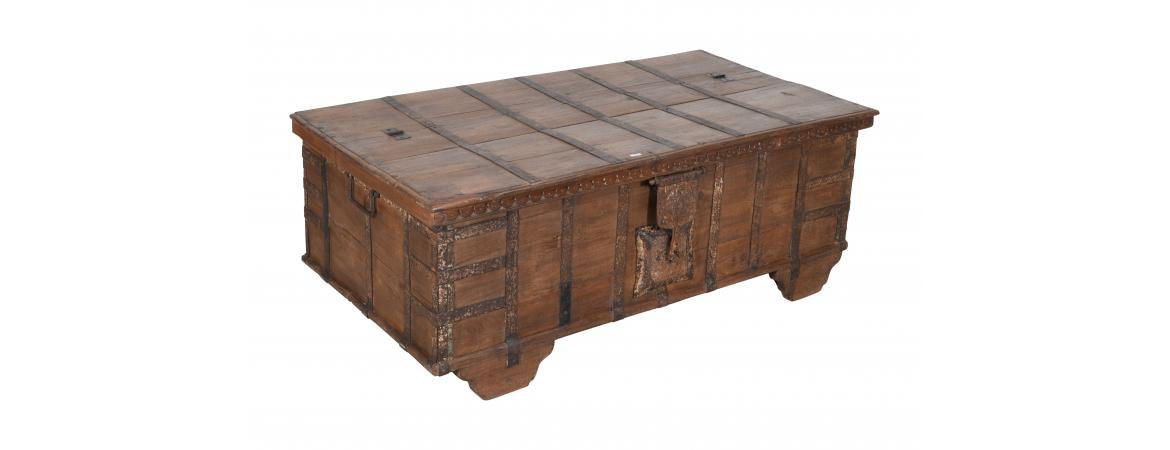 Antique Trunk with Lift Top-Cheshire Furniture Outlet