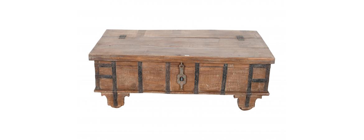 Antique Trunk with Lift Top-Cheshire Furniture Outlet