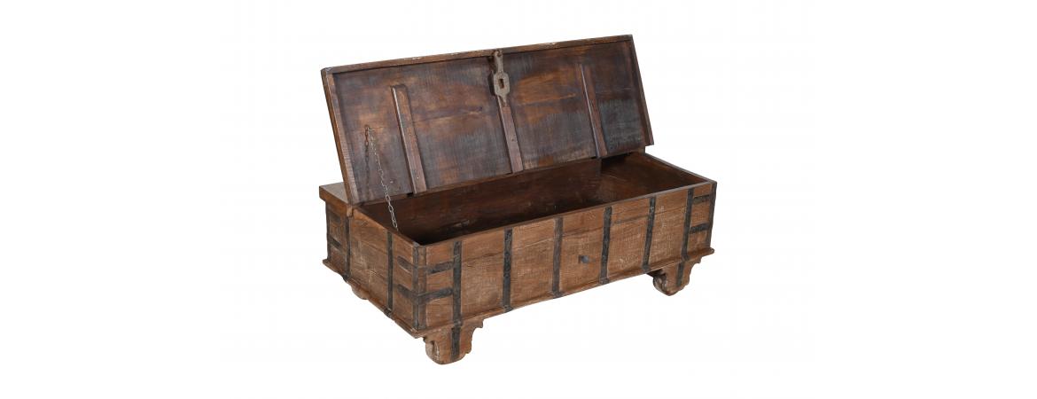 Antique Trunk with Lift Top-Cheshire Furniture Outlet