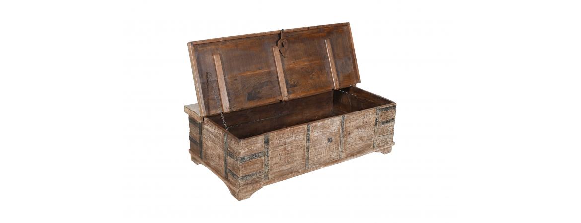 Antique Trunk with Lift Top-Cheshire Furniture Outlet
