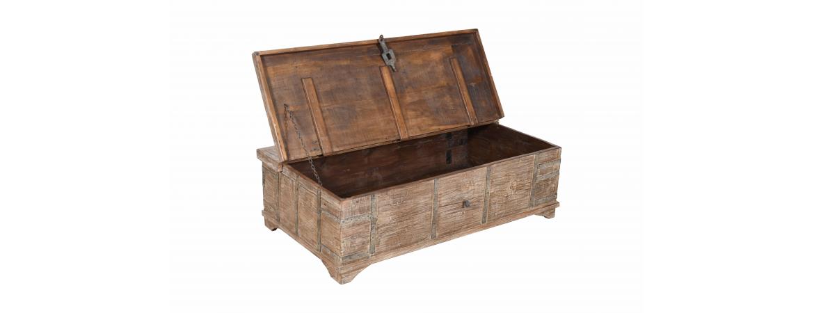 Antique Trunk with Lift Top-Cheshire Furniture Outlet