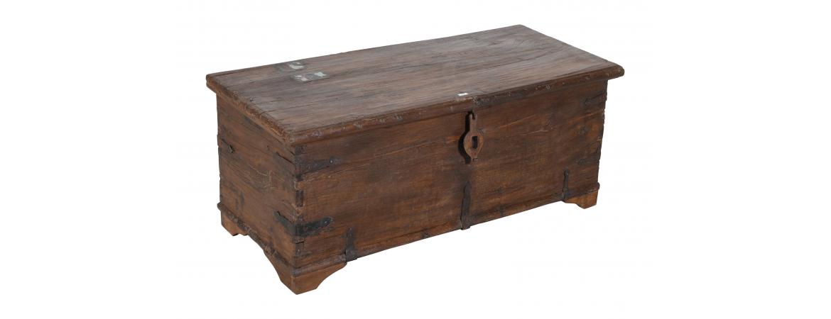 Antique Trunk with Lift Top-Cheshire Furniture Outlet