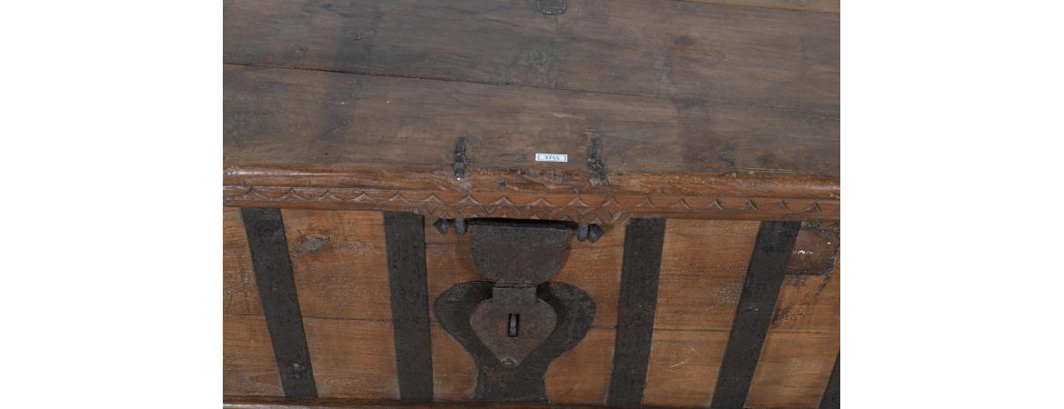 Antique Trunk with Lift Top-Cheshire Furniture Outlet