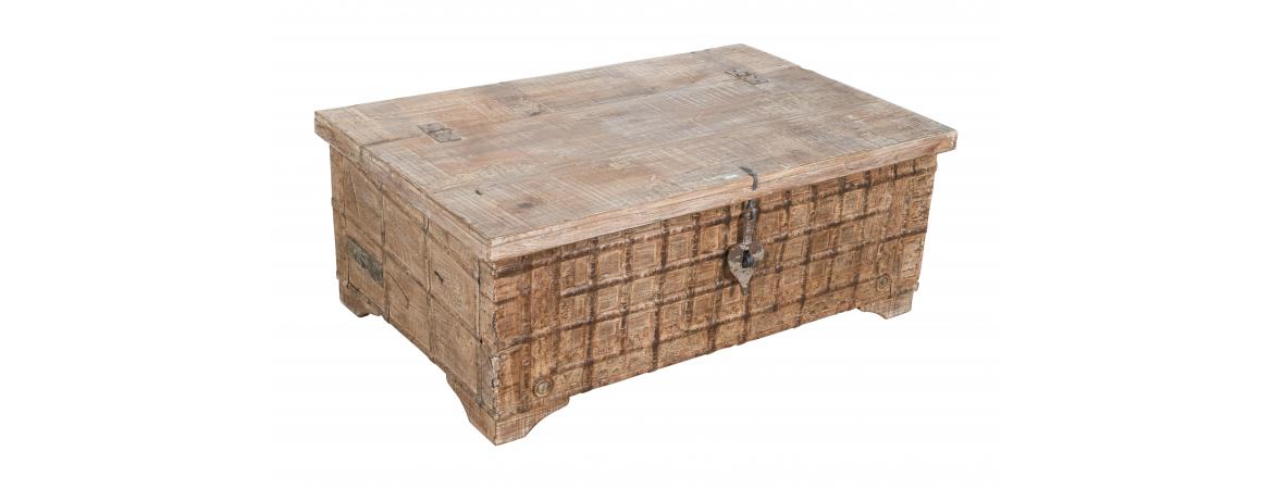 Antique Trunk with Lift Top-Cheshire Furniture Outlet