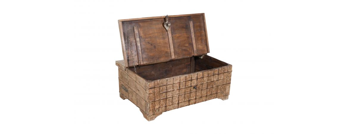 Antique Trunk with Lift Top-Cheshire Furniture Outlet