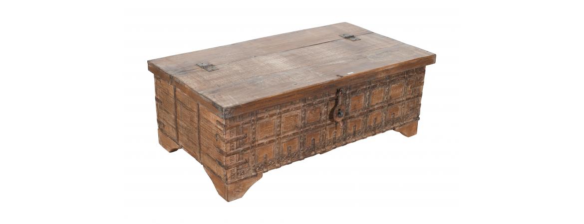Antique Trunk with Lift Top-Cheshire Furniture Outlet