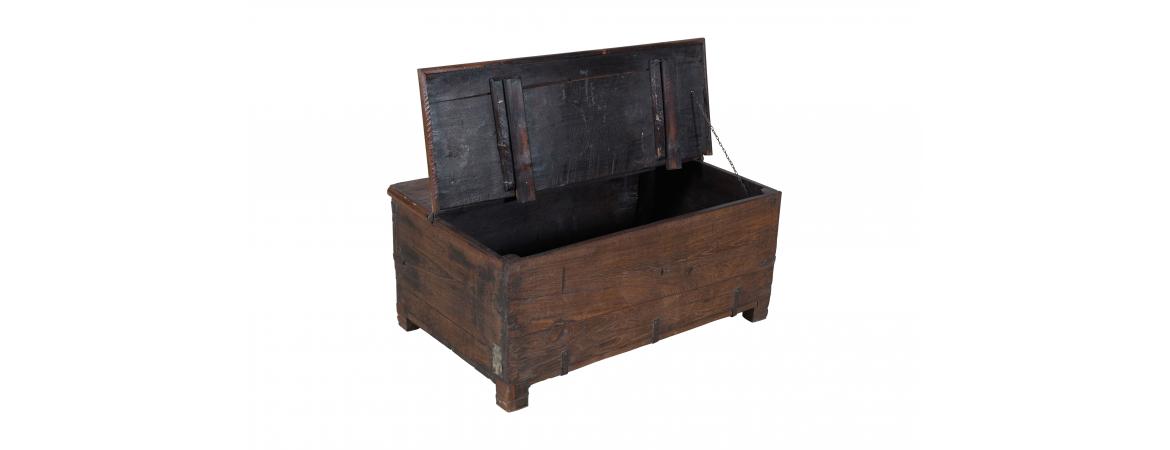 Antique Trunk with Lift Top-Cheshire Furniture Outlet