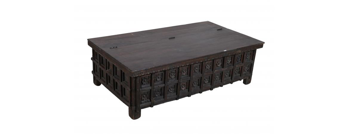 Antique Trunk with Lift Top-Cheshire Furniture Outlet