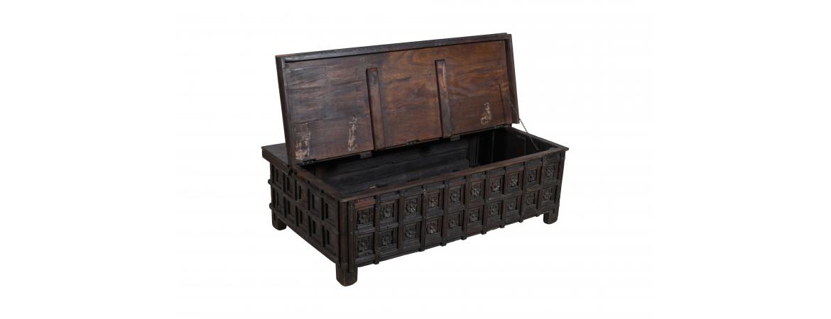 Antique Trunk with Lift Top-Cheshire Furniture Outlet