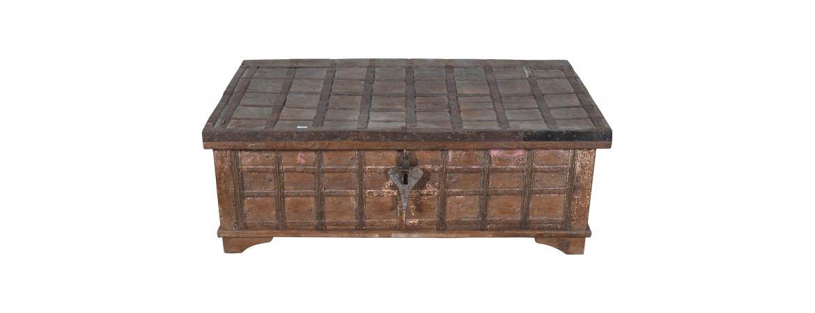 Antique Trunk with Lift Top-Cheshire Furniture Outlet